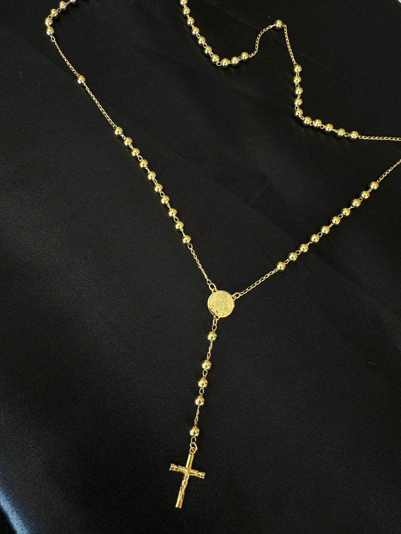 Terço 📿 aprox 14g, Banhado a Ouro 18K